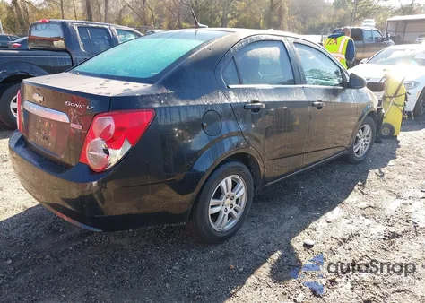 2012 Chevrolet Sonic 2Lt из США, поврежденный, VIN 1G1JC5SB4C4212879